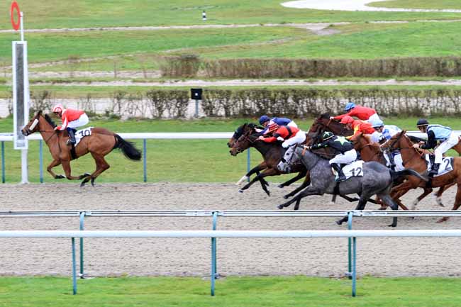 Photo d'arrivée de la course pmu PRIX DU HAUT GUE à DEAUVILLE le Samedi 1 décembre 2018