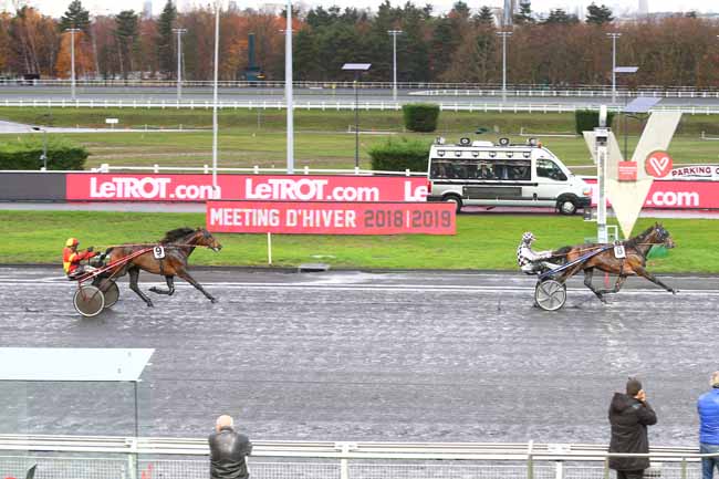 Photo d'arrivée de la course pmu PRIX DE MAINTENON à PARIS-VINCENNES le Lundi 3 décembre 2018
