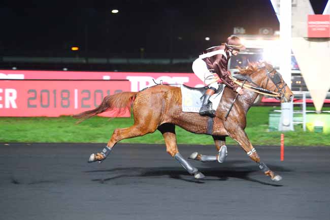 Photo d'arrivée de la course pmu PRIX GIENAH à PARIS-VINCENNES le Mardi 11 décembre 2018