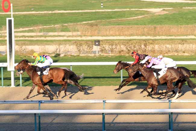 Photo d'arrivée de la course pmu PRIX DU MONT PINCON à DEAUVILLE le Vendredi 14 décembre 2018
