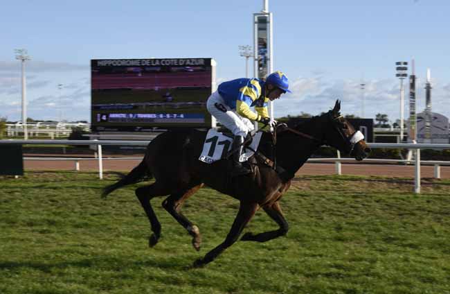 Photo d'arrivée de la course pmu PRIX DE CAMBRIDGE à CAGNES-SUR-MER le Lundi 17 décembre 2018