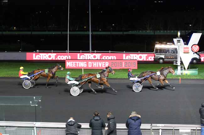 Photo d'arrivée de la course pmu PRIX DE CONCHES à PARIS-VINCENNES le Vendredi 21 décembre 2018
