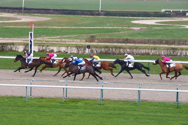 Photo d'arrivée de la course pmu PRIX DE LA FONTAINE TEAUVILLAISE à DEAUVILLE le Vendredi 4 janvier 2019