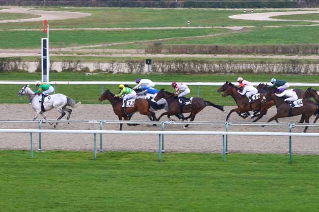 Photo d'arrivée de la course pmu PRIX DE LA BEAUVOISINIERE à DEAUVILLE le Vendredi 4 janvier 2019
