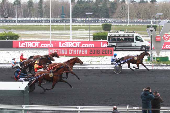 Photo d'arrivée de la course pmu PRIX DE LANGEAIS à PARIS-VINCENNES le Jeudi 31 janvier 2019