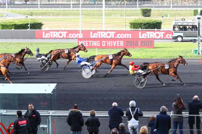 Photo d'arrivée de la course pmu PRIX DE MUNICH à PARIS-VINCENNES le Samedi 9 février 2019