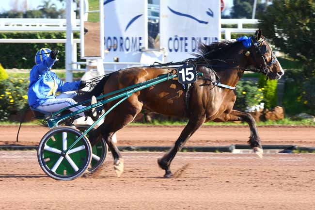 Photo d'arrivée de la course pmu PRIX DE SETUBAL à CAGNES-SUR-MER le Vendredi 15 février 2019