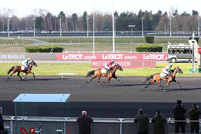 Photo d'arrivée de la course pmu PRIX DE RUGLES à PARIS-VINCENNES le Mardi 19 février 2019