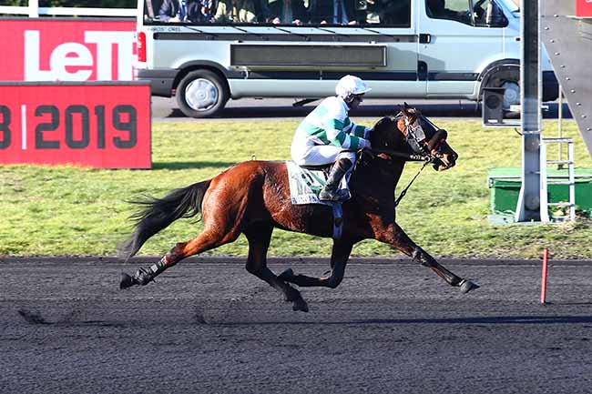 Photo d'arrivée de la course pmu PRIX DE LENS à PARIS-VINCENNES le Mardi 19 février 2019
