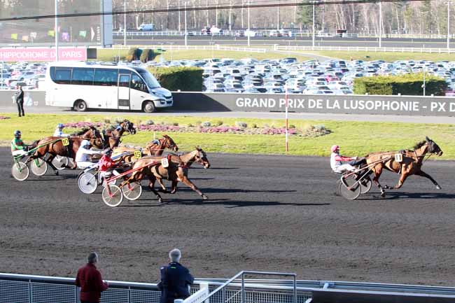 Photo d'arrivée de la course pmu PRIX DE MONFLANQUIN à PARIS-VINCENNES le Dimanche 24 février 2019