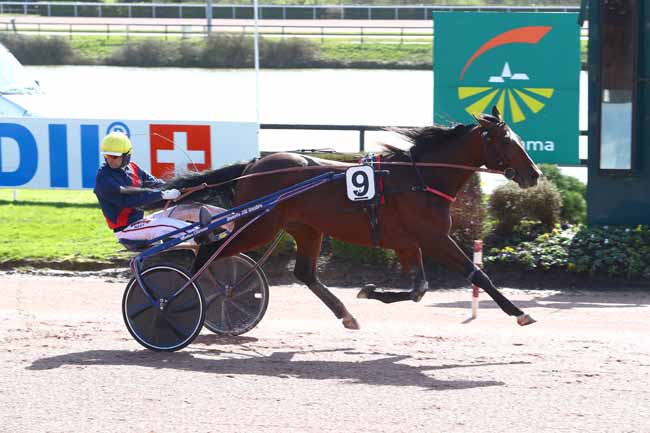 Photo d'arrivée de la course pmu GRAND PRIX CONSEIL DEPARTEMENTAL DE LA MAYENNE à LAVAL le Mercredi 13 mars 2019