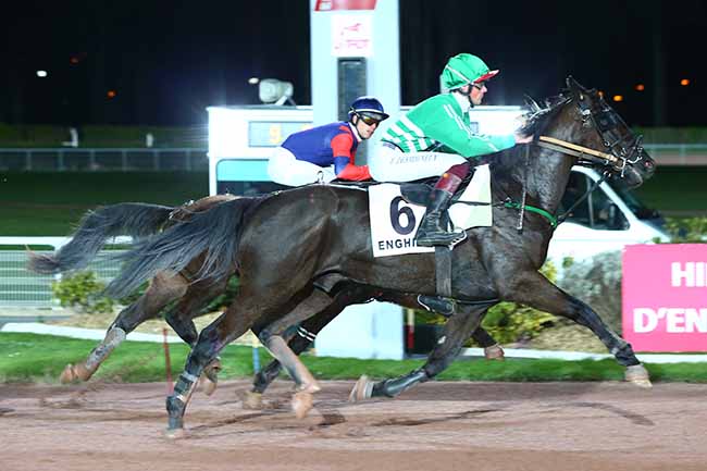 Photo d'arrivée de la course pmu PRIX DU PONT SAINT-LOUIS à ENGHIEN le Mardi 26 mars 2019