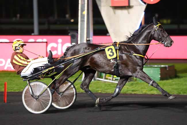 Photo d'arrivée de la course pmu PRIX AEMILIA à PARIS-VINCENNES le Vendredi 29 mars 2019