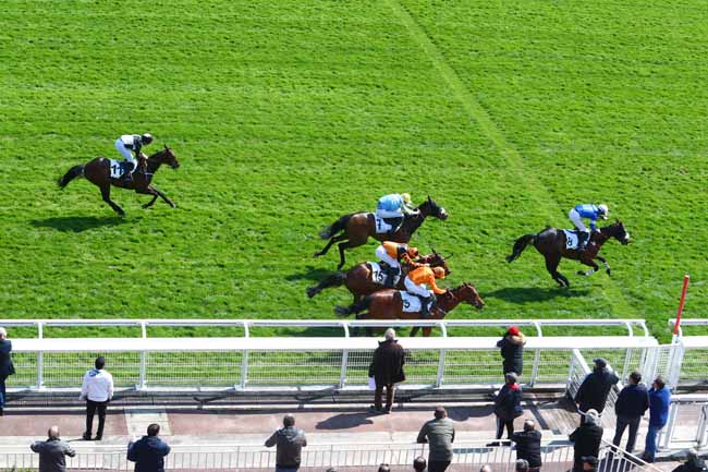Photo d'arrivée de la course pmu PRIX ROSE OR NO à AUTEUIL le Jeudi 11 avril 2019