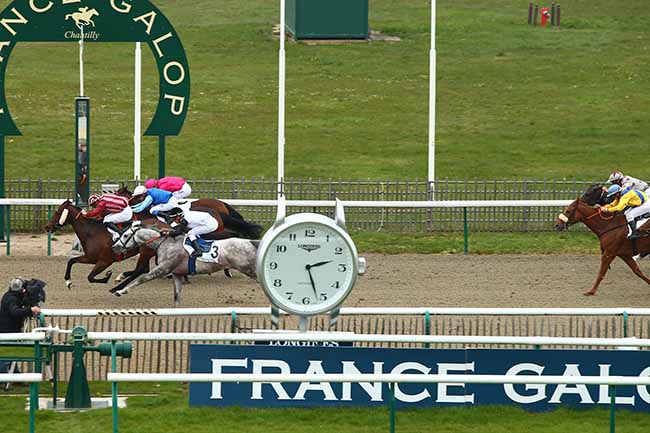 Photo d'arrivée de la course pmu PRIX DU BU à CHANTILLY le Mardi 16 avril 2019