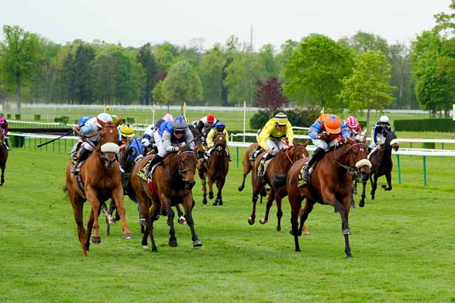 Photo d'arrivée de la course pmu PRIX DE L'AISNE à COMPIEGNE le Mardi 23 avril 2019