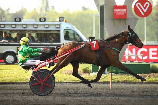 Photo d'arrivée de la course pmu PRIX LORELEY à PARIS-VINCENNES le Mardi 30 avril 2019