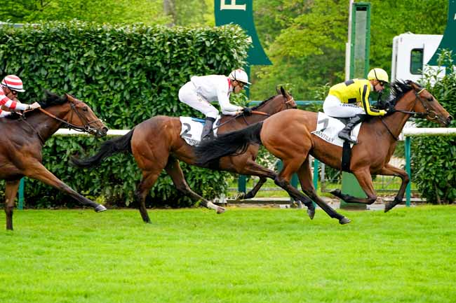 Photo d'arrivée de la course pmu PRIX DE LA CANARDIERE à CHANTILLY le Jeudi 2 mai 2019