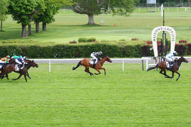 Photo d'arrivée de la course pmu PRIX DE BRUNOY à MAISONS-LAFFITTE le Vendredi 3 mai 2019
