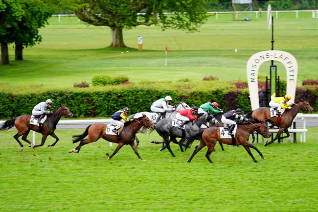 Photo d'arrivée de la course pmu PRIX LAVANDIN à MAISONS-LAFFITTE le Vendredi 3 mai 2019