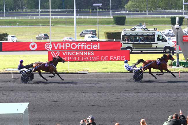 Photo d'arrivée de la course pmu PRIX DU ROUERGUE à PARIS-VINCENNES le Dimanche 5 mai 2019