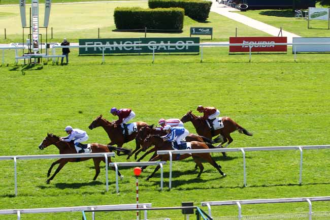 Photo d'arrivée de la course pmu PRIX ILLINOIS II à MAISONS-LAFFITTE le Mercredi 15 mai 2019