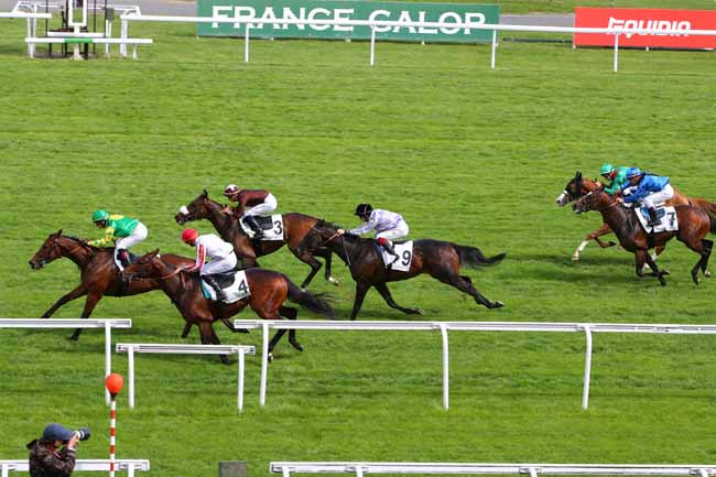 Photo d'arrivée de la course pmu PRIX DE LA CENSIERE à MAISONS-LAFFITTE le Samedi 8 juin 2019
