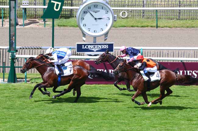 Photo d'arrivée de la course pmu PRIX LA MOSKOWA à CHANTILLY le Vendredi 21 juin 2019