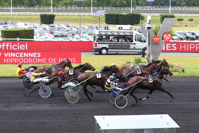 Photo d'arrivée de la course pmu PRIX RENE BALLIERE à PARIS-VINCENNES le Dimanche 23 juin 2019
