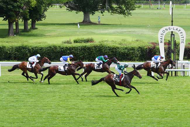 Photo d'arrivée de la course pmu PRIX DE L'ETOILE DU BOUT DU MONDE à MAISONS-LAFFITTE le Lundi 24 juin 2019
