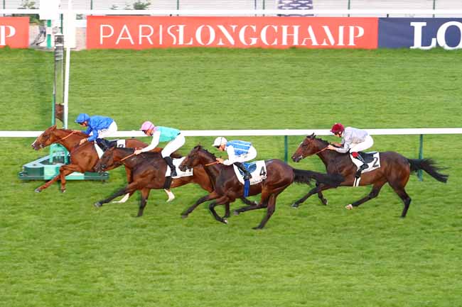 Photo d'arrivée de la course pmu PRIX DU GRAND PALAIS à LONGCHAMP le Jeudi 27 juin 2019