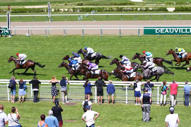 Photo d'arrivée de la course pmu PRIX DU POMMEAU à DEAUVILLE le Mercredi 3 juillet 2019