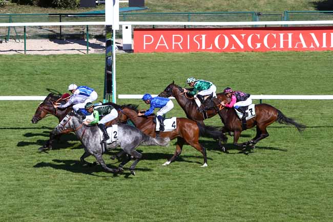 Photo d'arrivée de la course pmu PRIX DE LA TOUR SAINT-JACQUES à LONGCHAMP le Jeudi 4 juillet 2019