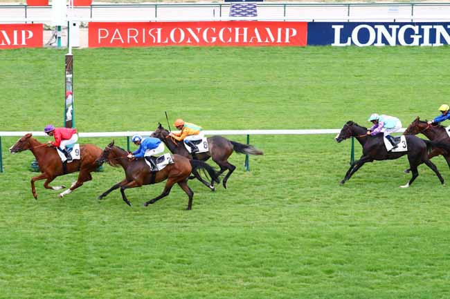 Photo d'arrivée de la course pmu PRIX DU PAVILLON à LONGCHAMP le Jeudi 11 juillet 2019