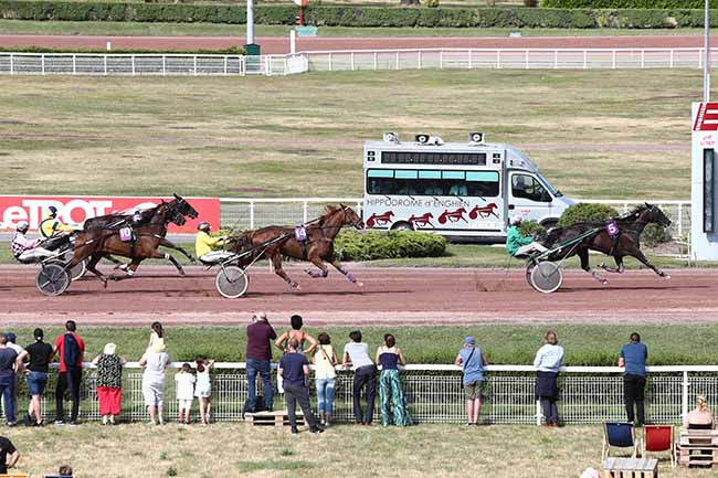 Photo d'arrivée de la course pmu PRIX DE ROMAINVILLE à ENGHIEN le Samedi 13 juillet 2019