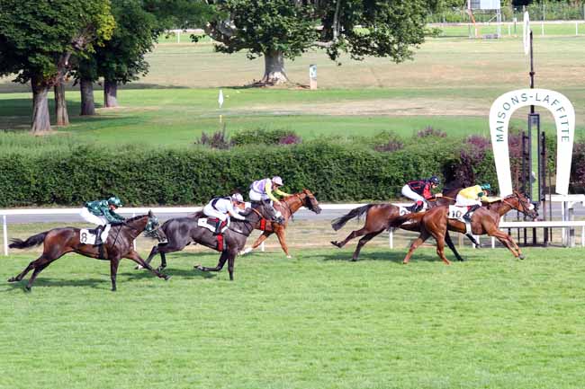 Photo d'arrivée de la course pmu PRIX DE LA CROIX DE NOAILLES à MAISONS-LAFFITTE le Samedi 13 juillet 2019