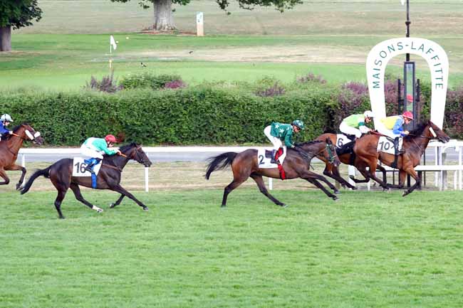 Photo d'arrivée de la course pmu PRIX DE LAMBALLE à MAISONS-LAFFITTE le Samedi 13 juillet 2019