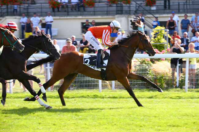 Photo d'arrivée de la course pmu PRIX MORISSE à DIEPPE le Lundi 22 juillet 2019