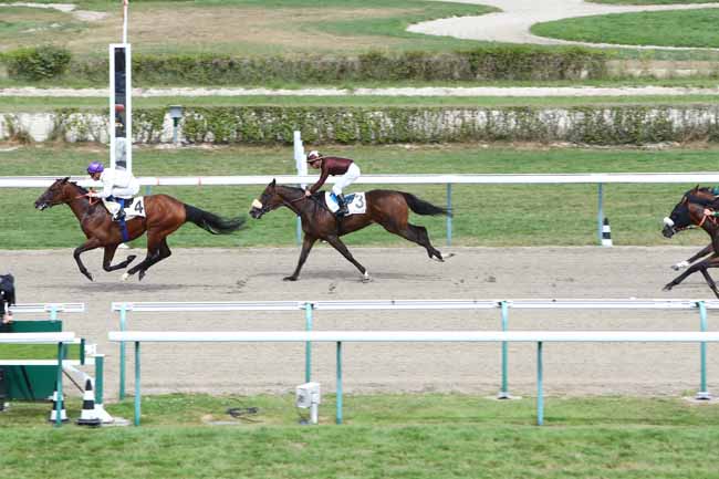 Photo d'arrivée de la course pmu PRIX DE BONNEBOSQ à DEAUVILLE le Mardi 30 juillet 2019