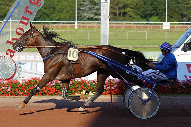Photo d'arrivée de la course pmu PRIX DU CONSEIL DEPARTEMENTAL DU CALVADOS à CABOURG le Vendredi 2 août 2019