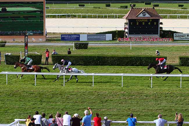 Photo d'arrivée de la course pmu PRIX GROUPE THILLAYE à CLAIREFONTAINE le Samedi 3 août 2019