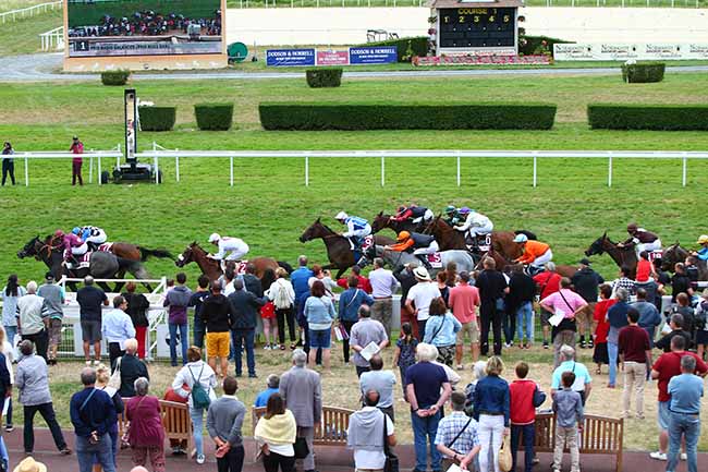 Photo d'arrivée de la course pmu PRIX RADIO BALANCES à CLAIREFONTAINE le Lundi 5 août 2019