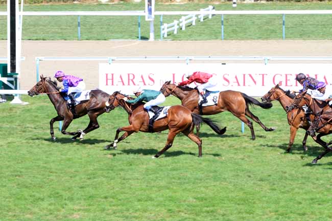 Photo d'arrivée de la course pmu PRIX DE FALAISE à DEAUVILLE le Jeudi 15 août 2019