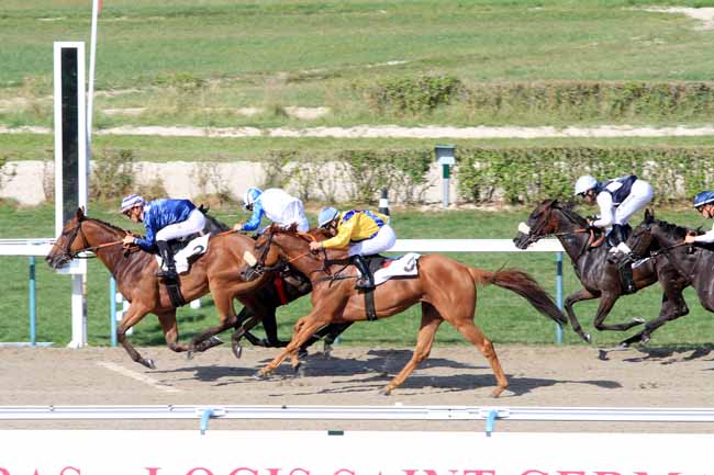 Photo d'arrivée de la course pmu PRIX DE PRE-EN-PAIL à DEAUVILLE le Jeudi 15 août 2019