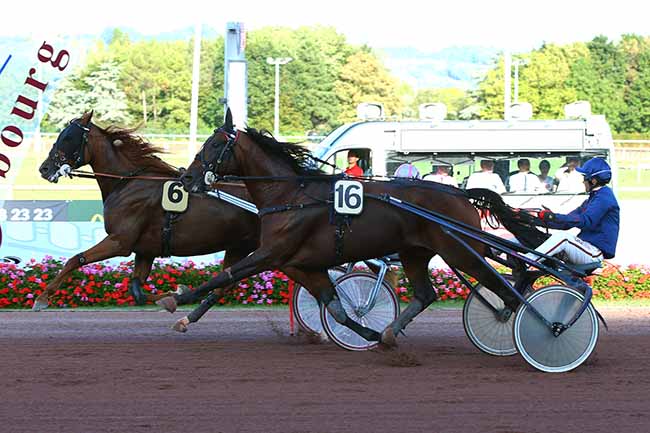 Photo d'arrivée de la course pmu PRIX DE LISIEUX à CABOURG le Vendredi 23 août 2019