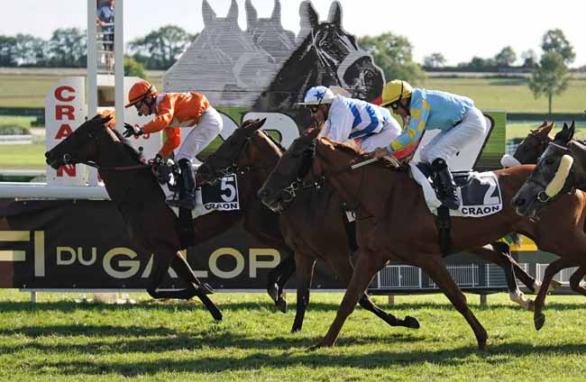 Photo d'arrivée de la course pmu PRIX DES HALLES DE CRAON à CRAON le Lundi 2 septembre 2019