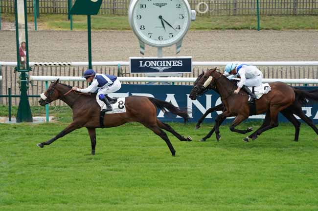 Photo d'arrivée de la course pmu PRIX DE LA GRANDE SINGERIE à CHANTILLY le Lundi 9 septembre 2019