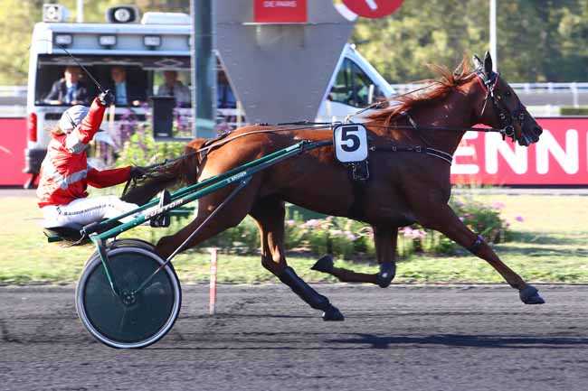 Photo d'arrivée de la course pmu PRIX BIANCA à PARIS-VINCENNES le Mardi 17 septembre 2019