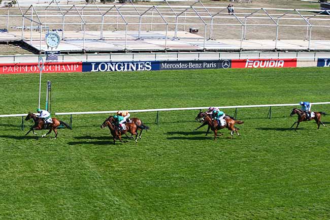 Photo d'arrivée de la course pmu PRIX BERTRAND DE TARRAGON à LONGCHAMP le Samedi 21 septembre 2019
