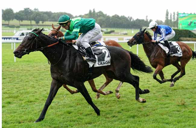 Photo d'arrivée de la course pmu PRIX DU VAL D'ATHEE à CRAON le Lundi 23 septembre 2019